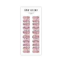 Image 2 of NUDE PINK CLASSIC BANDANA NAIL DECALS 