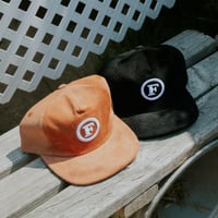 Image 3 of F Logo Corduroy Snapback