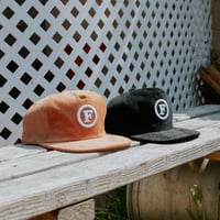 Image 4 of F Logo Corduroy Snapback