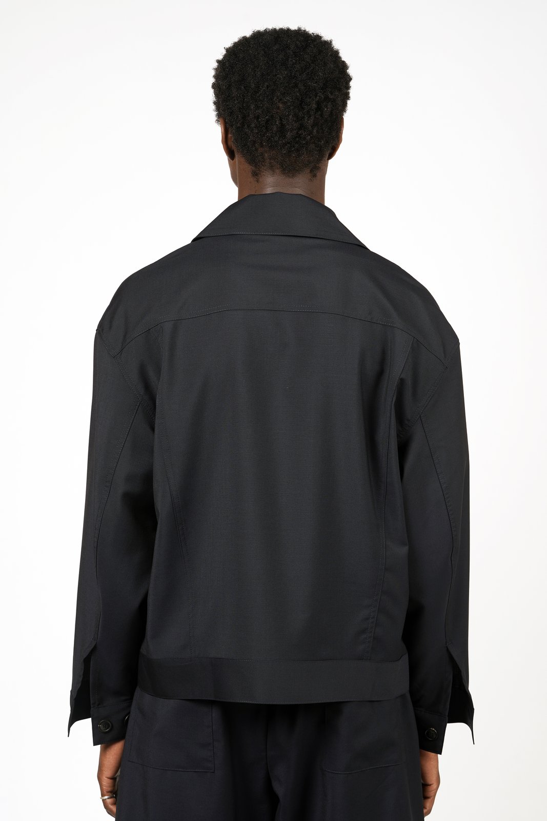 Lownn — Navy Wool / Mohair Jacket