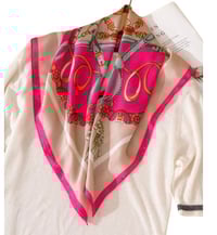 Image 3 of 1pc Slik Printed scarf Headband.