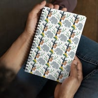 Sloth and Elephant In The Forest Spiral Notebook