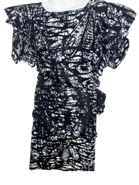 Image 1 of African Fabric Short  Dress For Women.