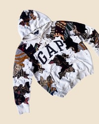 Image 2 of REWORKED GAP BATIK PATCHWORKS HOODIE SIZE M