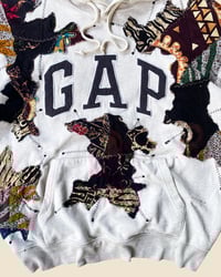 Image 4 of REWORKED GAP BATIK PATCHWORKS HOODIE SIZE M