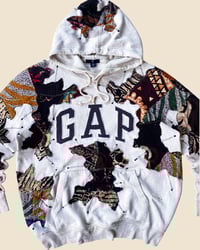 Image 5 of REWORKED GAP BATIK PATCHWORKS HOODIE SIZE M
