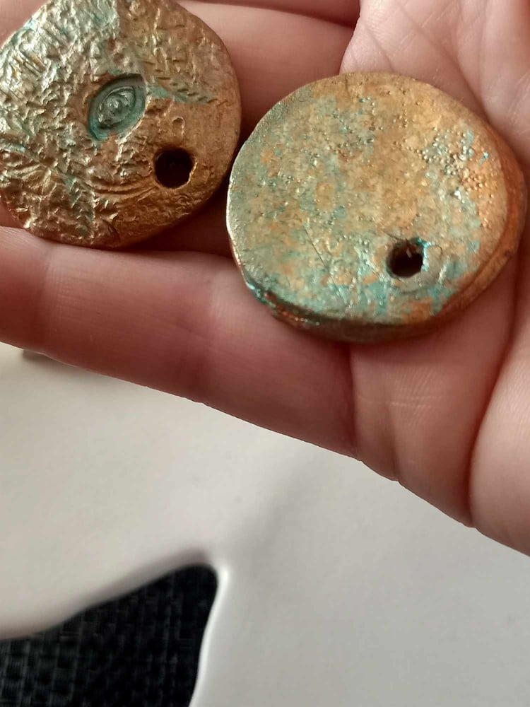 Image of Ancient Secrets Bead Set of 3 Hand Made Beads 
