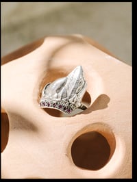 Image 6 of Small Lanperna ring with black spinels