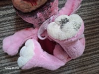 Image 10 of Deddy teddy bear. Plushie horror rabbit. Ooak, creepy handmade terror bear