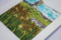 Image 3 of Polochar Standing Stone, South Uist, Outer Hebrides Print.