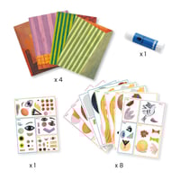 Image 2 of Djeco Inspired by Pablo Picasso collages and stickers