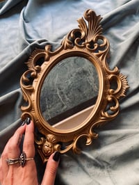 Image 1 of Miroir baroque en résine, milieu XXème siècle