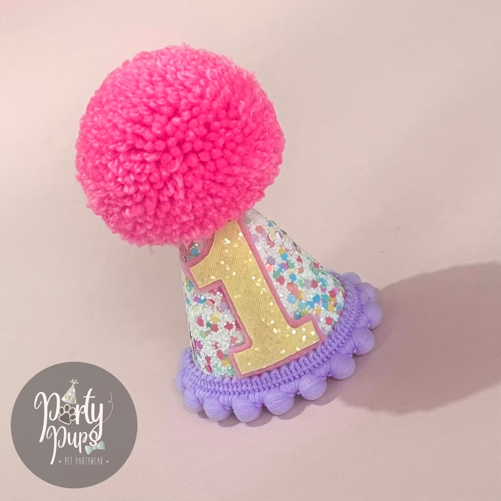 Confetti Sprinkles Mini Party Hat