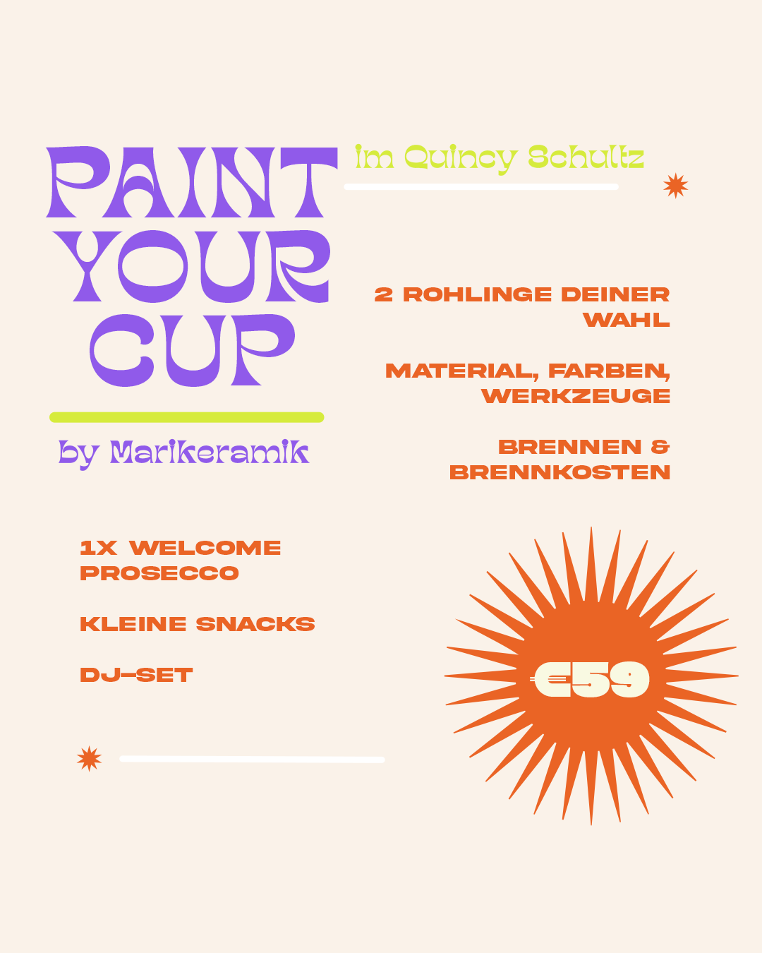 Image of Paint Your Cup / Ticket - 22.05.25 - ab 19 Uhr