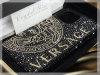 Image 2 of Black and Gold Versace Tribute Fully Covered Case
