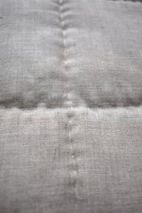 Image 3 of Natural linen baby quilt