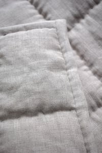 Image 4 of Natural linen baby quilt