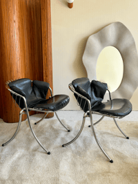 Image 2 of  4 chaises GASTONE RINALDI - modèle « LYNN » pour RIMA, 1960
