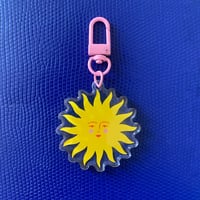 Image 1 of Porte-clés Soleil Jaune