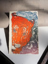 Dear Tiger Stone Lithograph Print