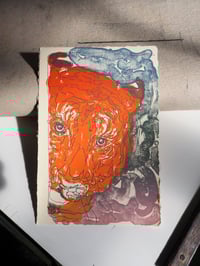 Image 1 of Dear Tiger Stone Lithograph Print