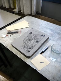 Image 4 of Dear Tiger Stone Lithograph Print