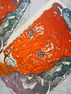 Dear Tiger Stone Lithograph Print