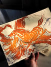 The Flying Horse Stone Lithograph Print