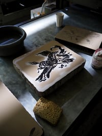 Image 3 of The Flying Horse Stone Lithograph Print
