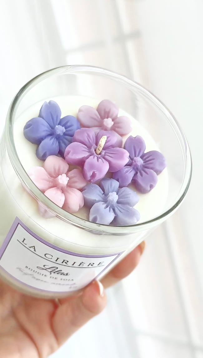 Bougie lilas