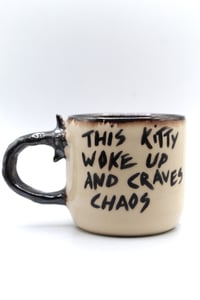 Image 2 of kitty woke up and craves chaos ☕️