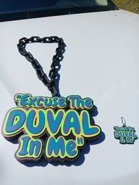 Image 4 of 3-D Printed Classic Logo Chain w/Black Chain