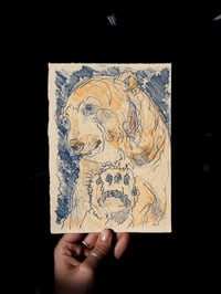 Image 1 of Polar Visitor A5 Stone Lithograph Print
