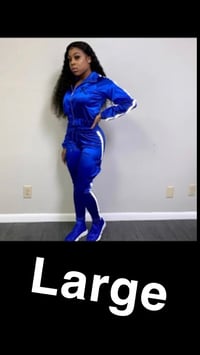 Image 2 of Cropped sweat suit 