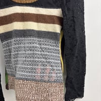Image 4 of custo mixed fabric top