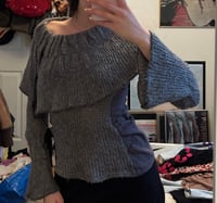 Image 6 of zone bleue knit top