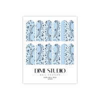 Image 3 of BABY BLUE BANDANA NAIL DECALS 