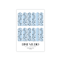 Image 4 of BABY BLUE BANDANA NAIL DECALS 