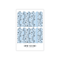 Image 5 of BABY BLUE BANDANA NAIL DECALS 