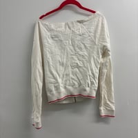 Image 2 of dkny off shoulder zip up