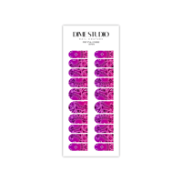 Image 3 of PURPLE PINK OMBRE BANDANA NAIL DECALS 