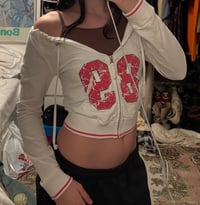 Image 5 of dkny off shoulder zip up