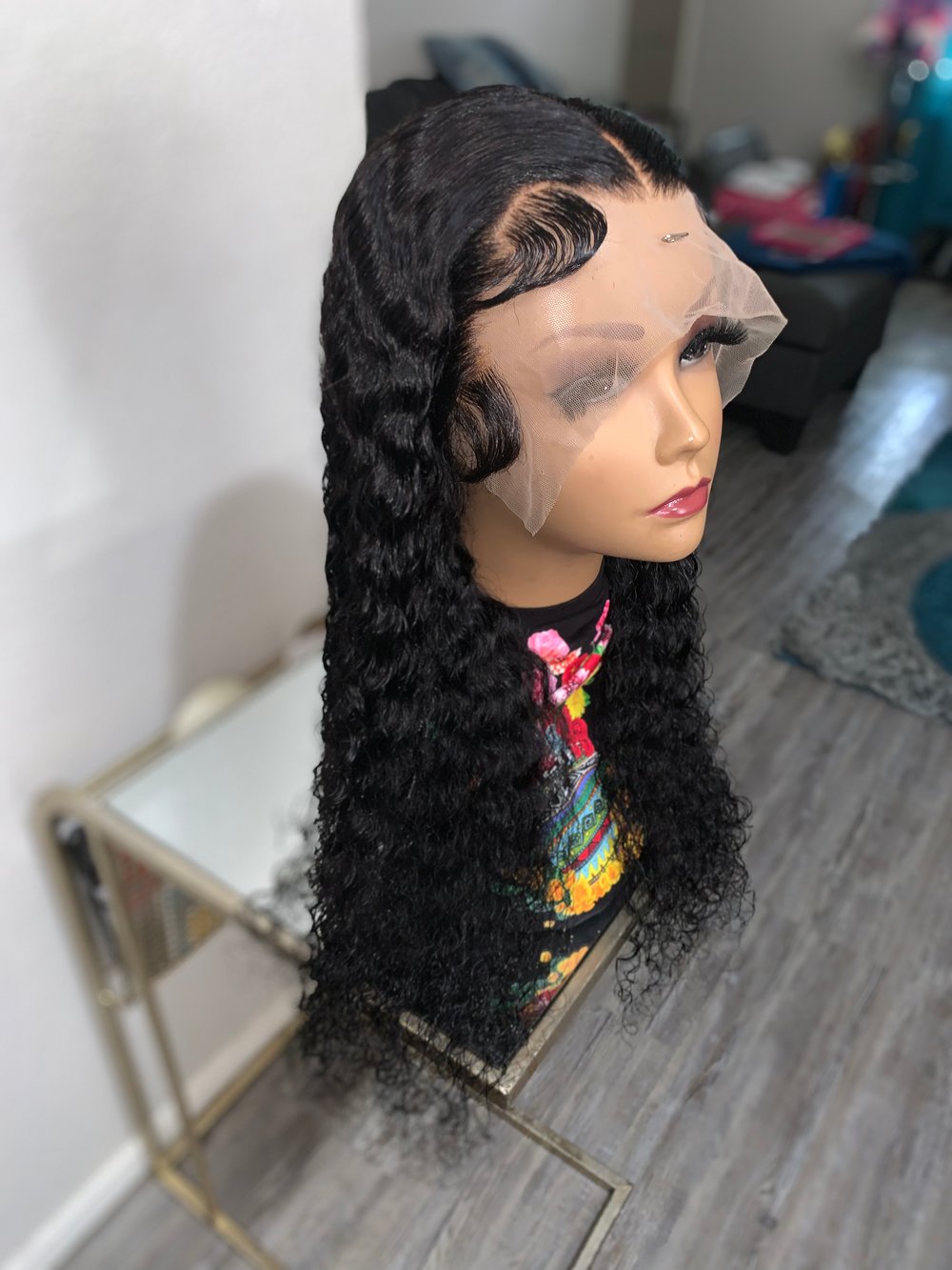 Image of 30 Inch HD Deep Wave Lace Frontal Wig