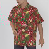 Image 3 of Summer Santa Hawaiian Shirt 