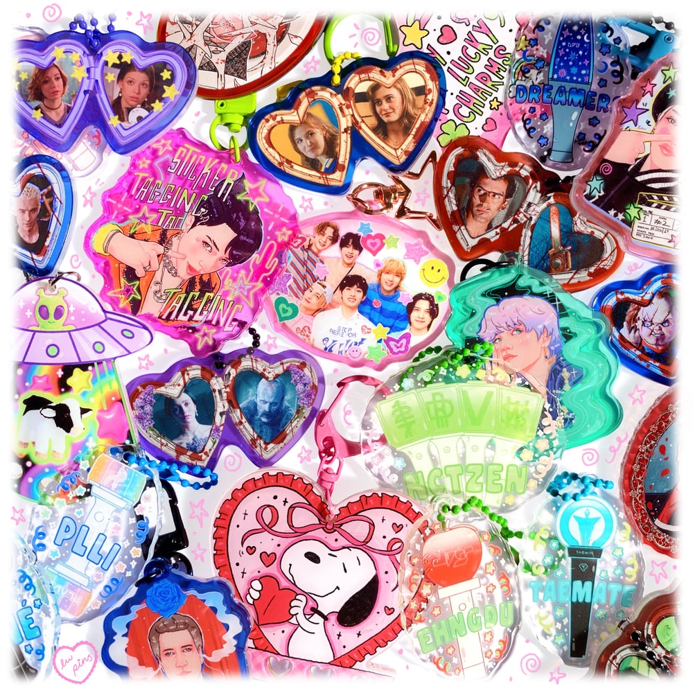 Taeyong Sticker Acrylic Keychain