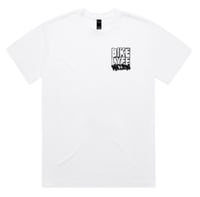 Image 2 of Fenced Hand Drag T-Shirt - White