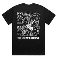 Image 3 of Fenced Hand Drag T-Shirt - Black