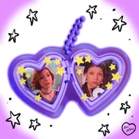 Image 9 of horror heart locket acrylic keychains series 2
