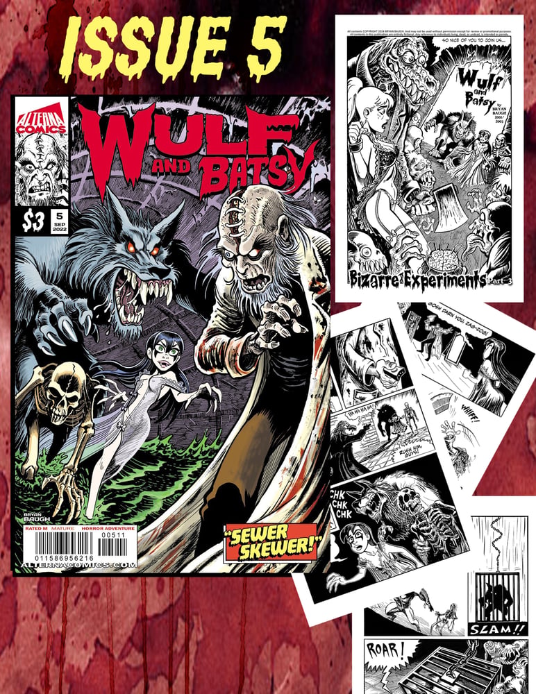 Wulf and Batsy issue 5 | Bryan Baugh's Monster Art and Comics