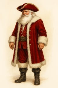 Image 1 of Santa Pirate Costume – Where Jolly Meets Jolly Roger
